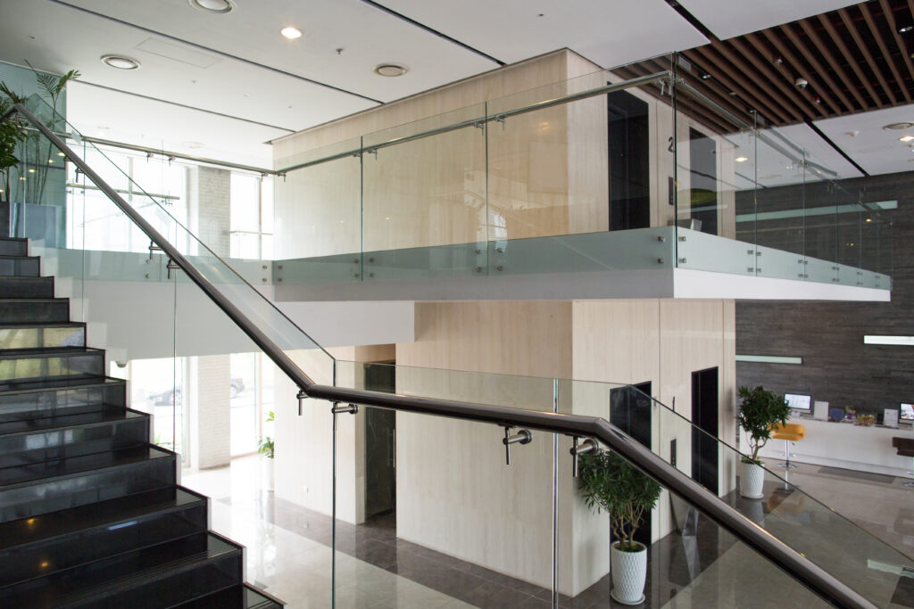 glass handrails