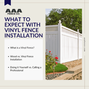 vinyl fence installation