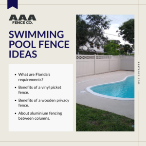 swimming pool fence ideas