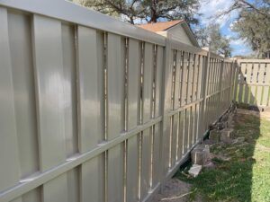 brown fence replacement