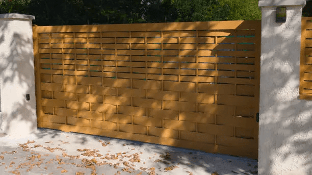 basket weave fence