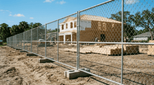 Black Chain Link Fence
